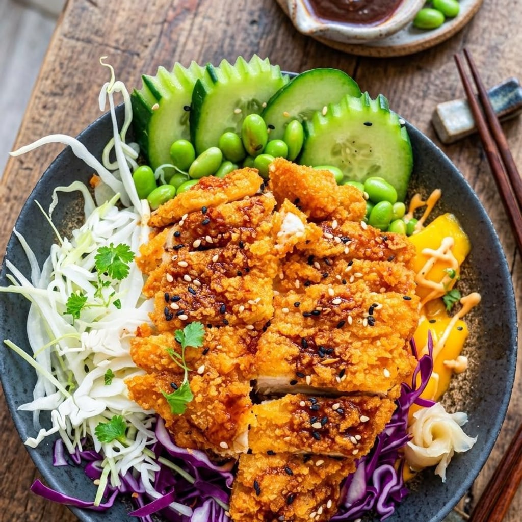 Poké Poulet croustillant